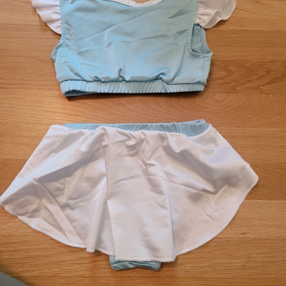 Cinderella inspired bathing suit sz 8/10 - Picture 2 of 5